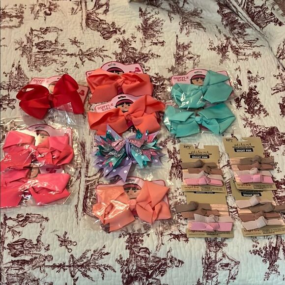 Ruffle girl bows - Picture 1 of 8